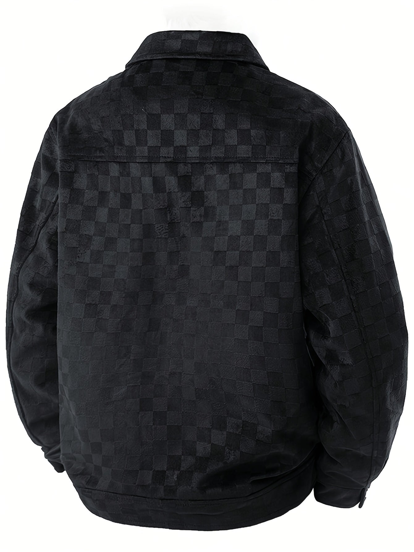 Taylor Checkered Suede Jacket